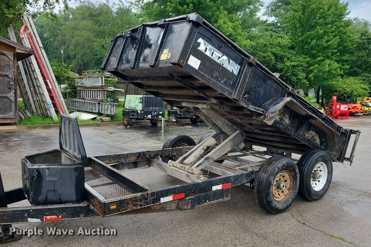 image for item MQ9543 2011 Titan  dump trailer