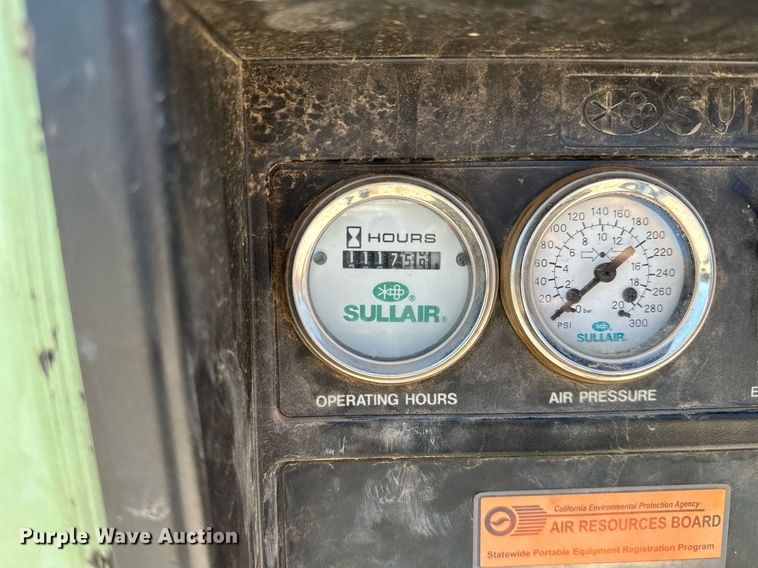 image for item OC9101 2007 Sullair 185  air compressor