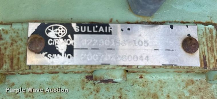 image for item OC9101 2007 Sullair 185  air compressor