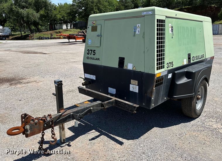 image for item OC9102 2012 Sullair 375  air compressor