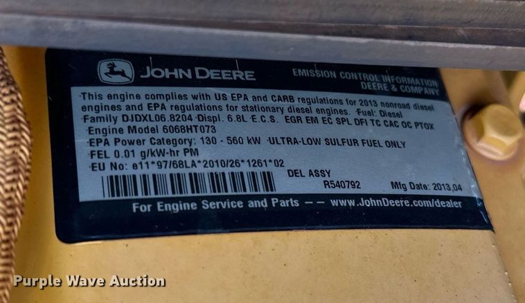 image for item OC9115 2014 John Deere 250G LC  excavator