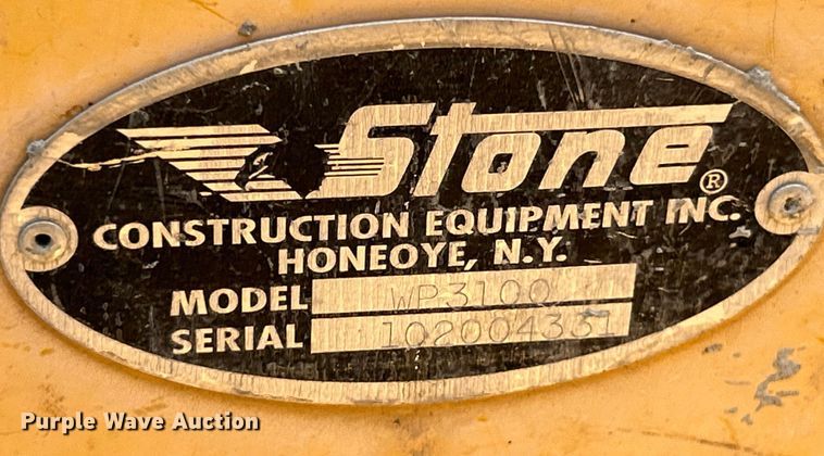 image for item OK9673 2004 Stone WP3100  double drum vibratory roller