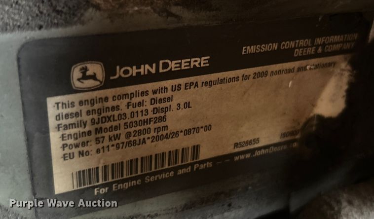 image for item OK9700 2010 John Deere 304J  wheel loader