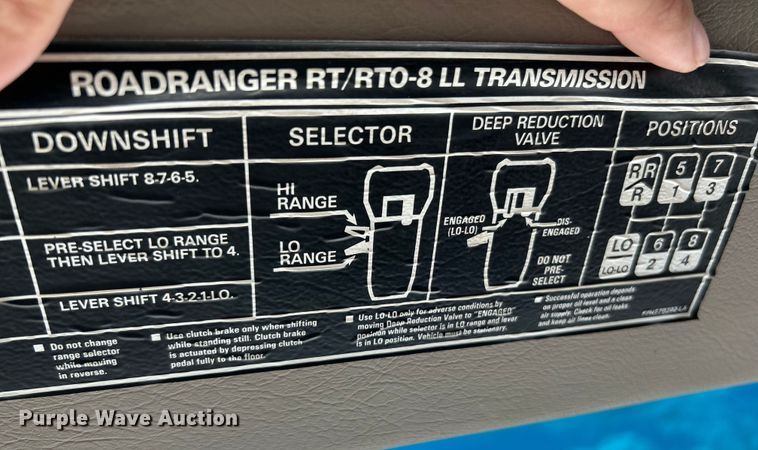 image for item OK9703 2007 Sterling L8500  dump truck