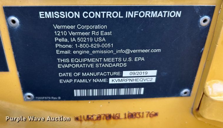 image for item OK9716 2020 Vermeer SC30TX  stump grinder