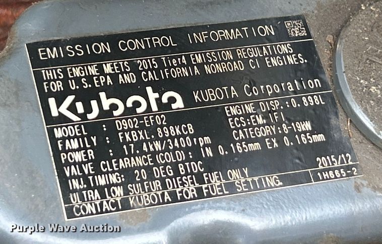 image for item OK9717 2016 Toro Dingo TX525  compact utility loader