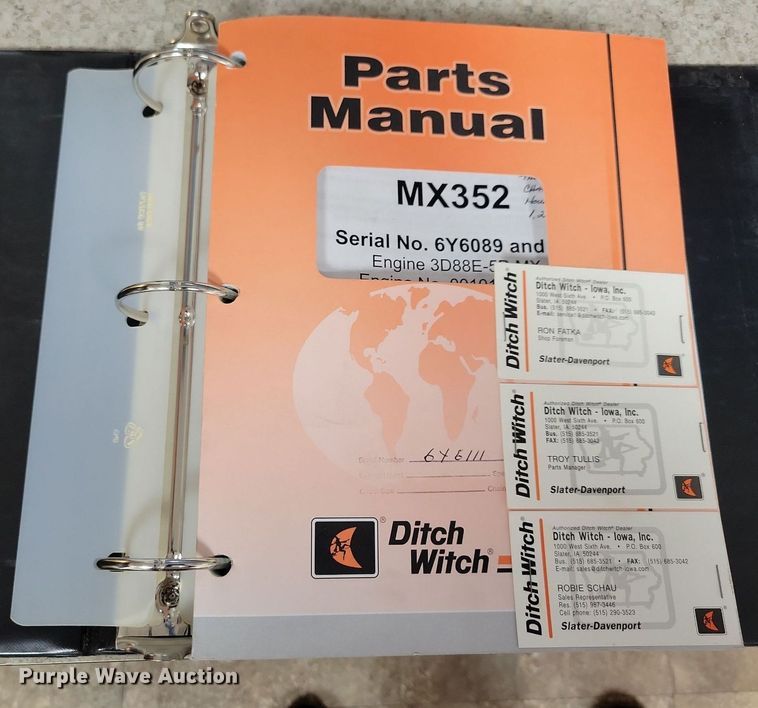 image for item DA7218 2004 Ditch Witch MX352  mini excavator