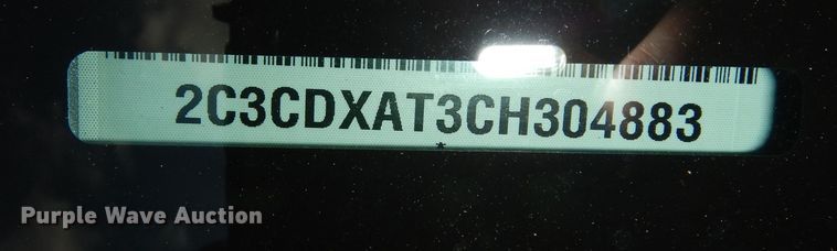 image for item DN1703 2012 Dodge Charger Police