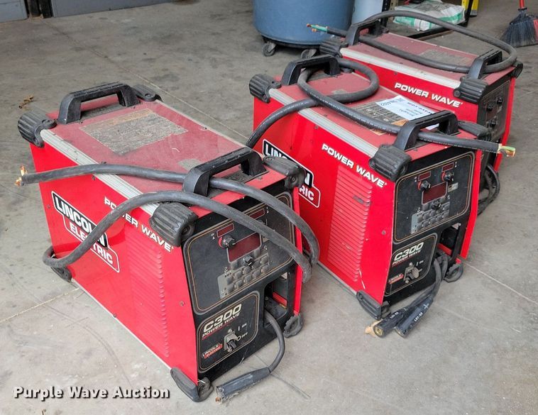 image for item DN4022 (3) Lincoln C300 Powerwave welders