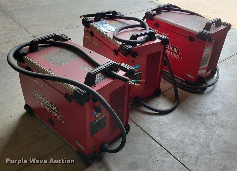 image for item DN4022 (3) Lincoln C300 Powerwave welders