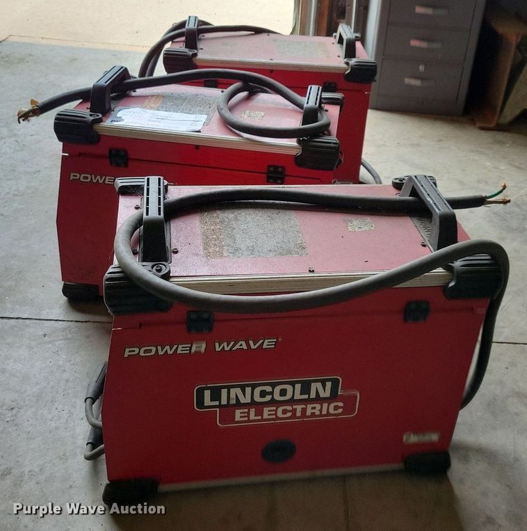 image for item DN4022 (3) Lincoln C300 Powerwave welders