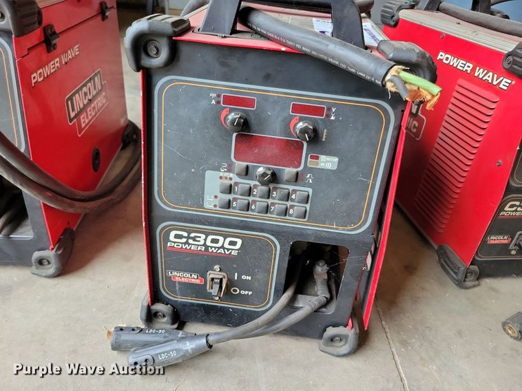 image for item DN4022 (3) Lincoln C300 Powerwave welders