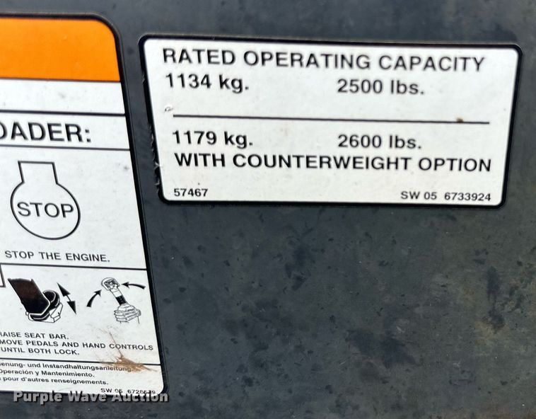 image for item DN4711 2008 Bobcat S250  skid steer loader