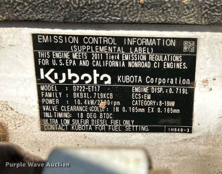 image for item DN4721 2011 Bobcat 324  mini excavator