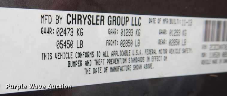 image for item DN8529 2014 Dodge  Charger Police