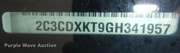 image for item DN8545 2016 Dodge  Charger Police