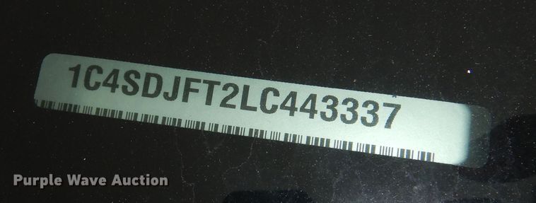 image for item DN8549 2020 Dodge Durango H4  SUV