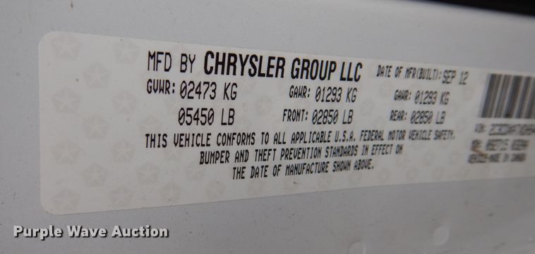 image for item DN8552 2013 Dodge  Charger Police