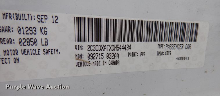 image for item DN8552 2013 Dodge  Charger Police