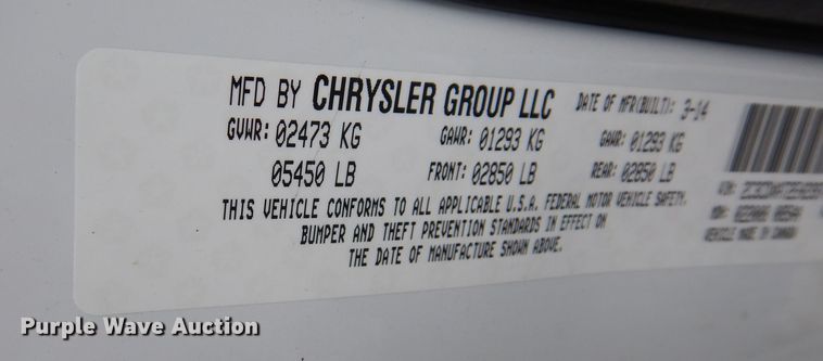 image for item DN8553 2014 Dodge  Charger Police