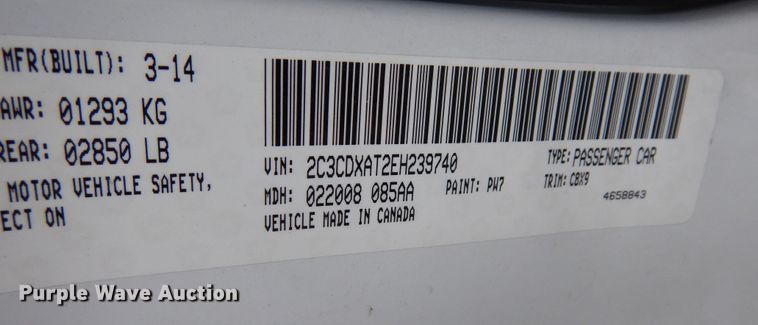 image for item DN8553 2014 Dodge  Charger Police