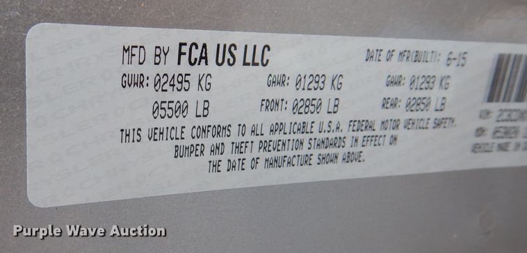 image for item DN8556 2015 Dodge  Charger Police