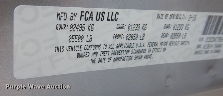 image for item DN8558 2016 Dodge  Charger Police