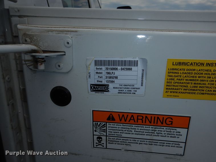 image for item DN8592 2016 Ford F250 Super Duty XL  Crew Cab utility bed pickup truck