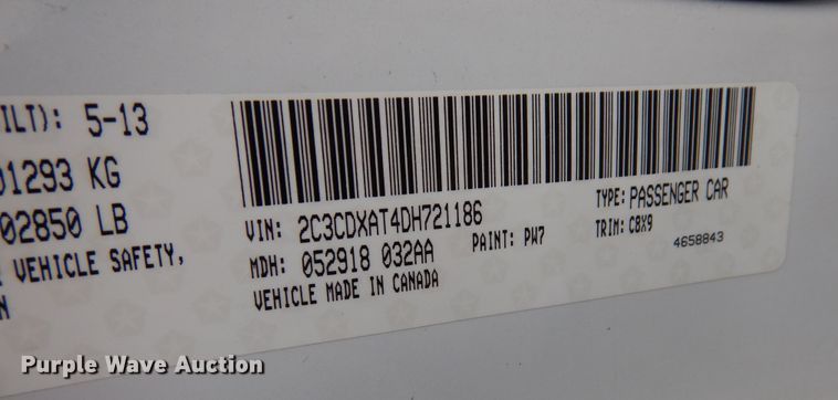 image for item DN8615 2013 Dodge  Charger Police