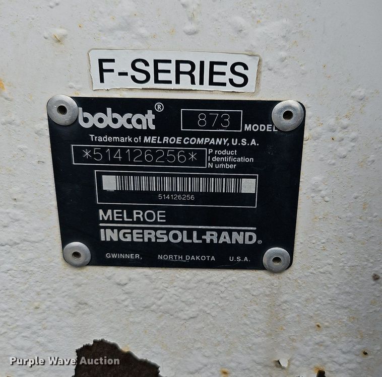 image for item DN8645 1999 Bobcat 873  skid steer loader