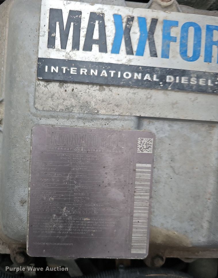 image for item DO2883 2013 International Work Star 7600  hook lift truck