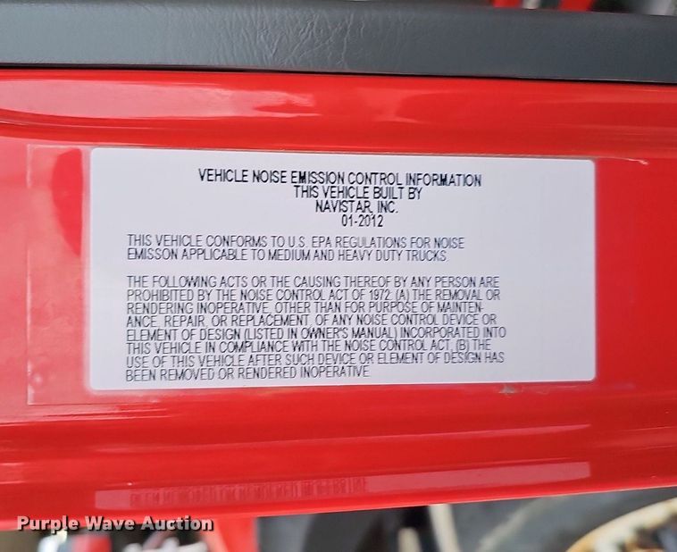 image for item DO2883 2013 International Work Star 7600  hook lift truck