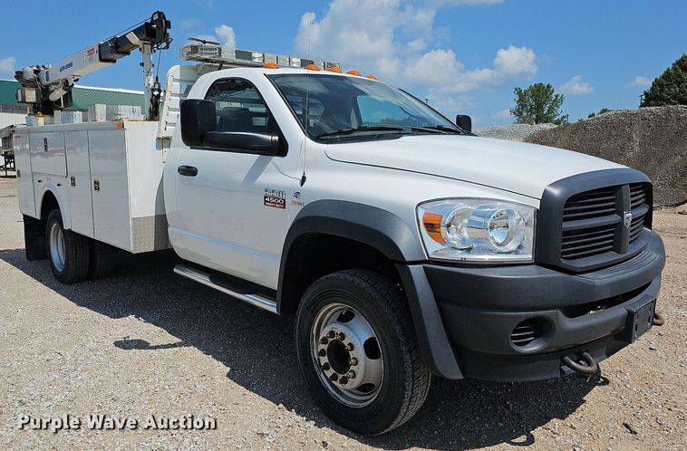 image for item DQ0110 2009 Dodge Ram 4500HD  utility / service truck