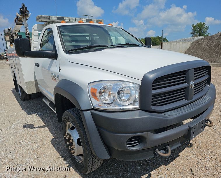 image for item DQ0110 2009 Dodge Ram 4500HD  utility / service truck