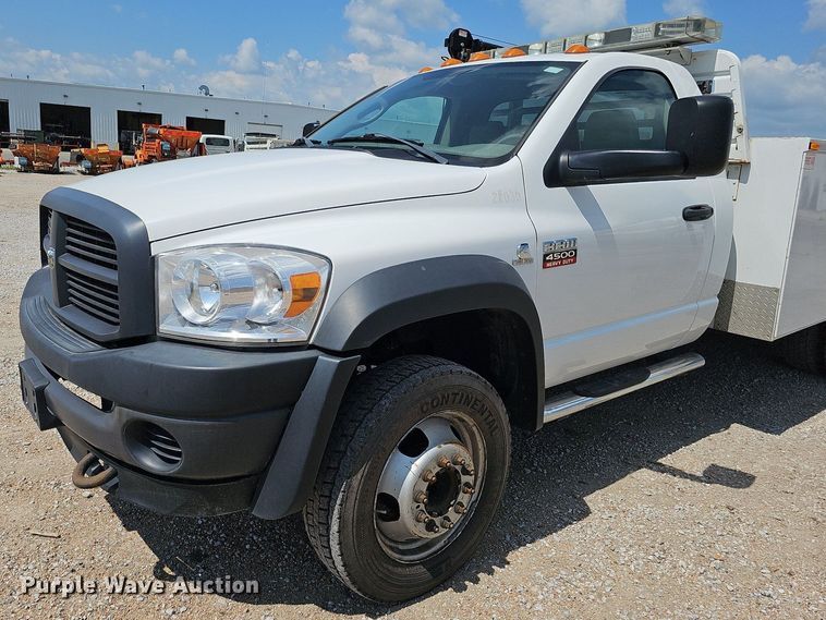 image for item DQ0110 2009 Dodge Ram 4500HD  utility / service truck