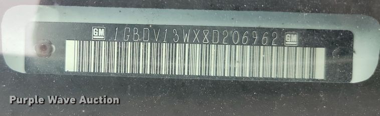 image for item DQ7518 2008 Chevrolet Uplander  van