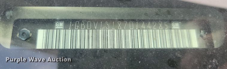 image for item DQ7520 2007 Chevrolet Uplander  van