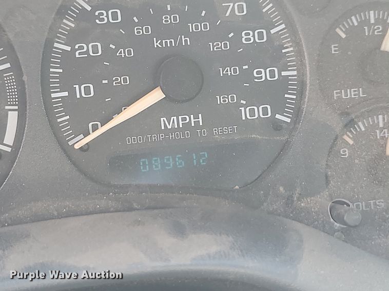 image for item DQ7523 2002 Chevrolet S10  Ext. Cab pickup truck