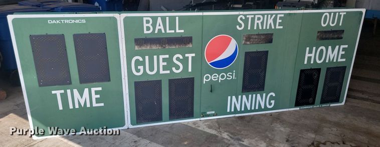 image for item DQ7525 Daktronics  scoreboard