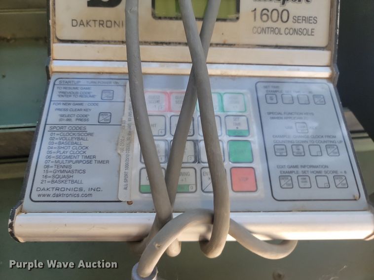 image for item DQ7525 Daktronics  scoreboard