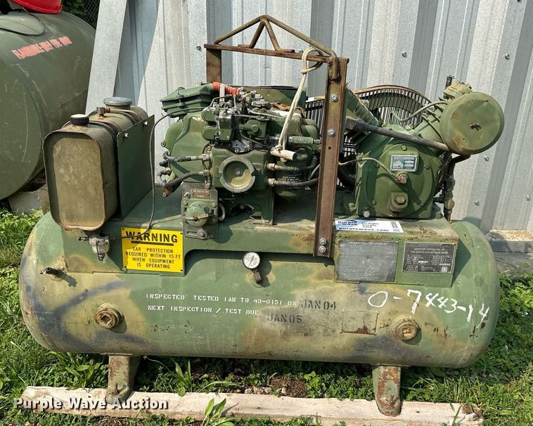 image for item DS2066 US Army Troop Support Command  air compressor