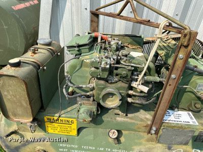 image for item DS2066 US Army Troop Support Command  air compressor