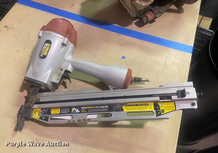 image for item IG9960 Central Pneumatic  framing nail gun