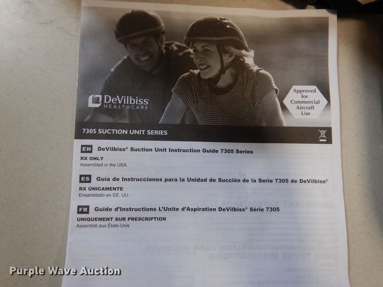 image for item IQ9790 DeVilbiss  aspirator