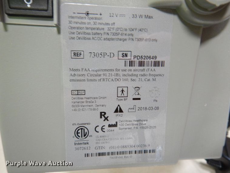 image for item IQ9790 DeVilbiss  aspirator