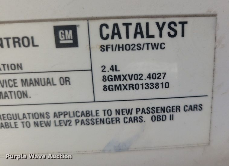 image for item JO9278 2008 Chevrolet Malibu LT