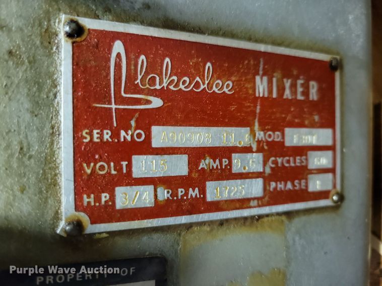 image for item JO9290 Blakeslee F30T  mixer