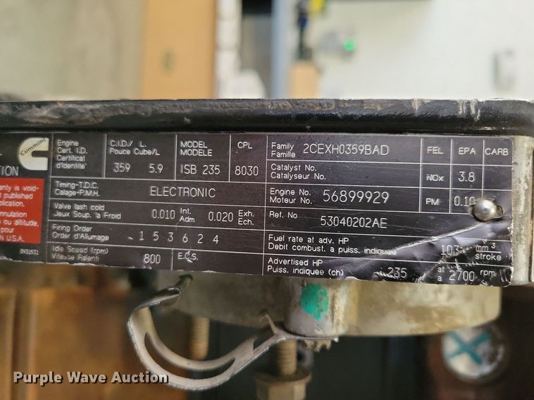 image for item JO9295 2002 Cummins ISB 235  engine