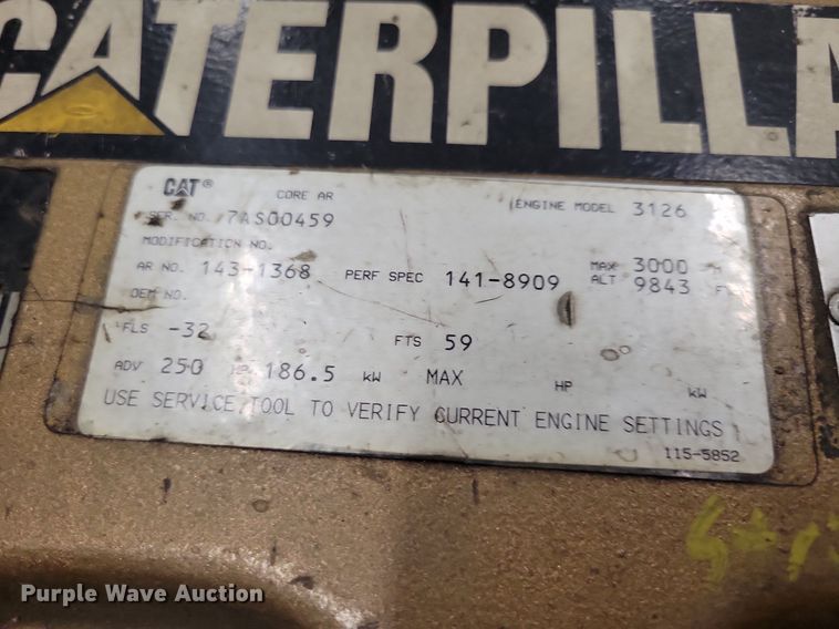 image for item JO9298 Caterpillar 3126  engine