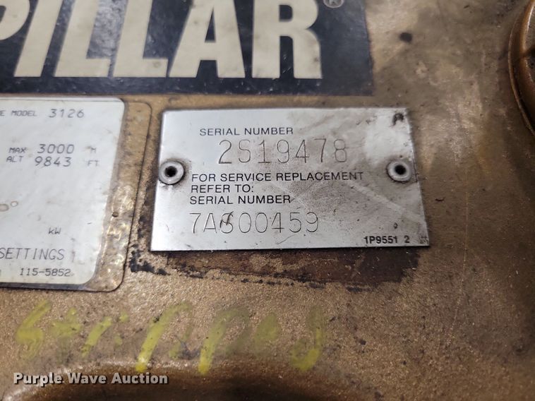 image for item JO9298 Caterpillar 3126  engine